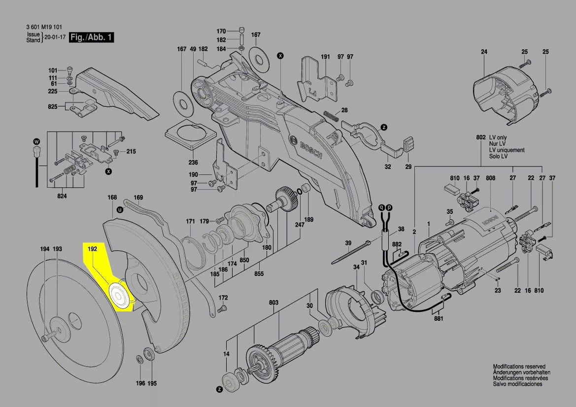 flasque serrage lame réf. 1 609 B04 018 Bosch